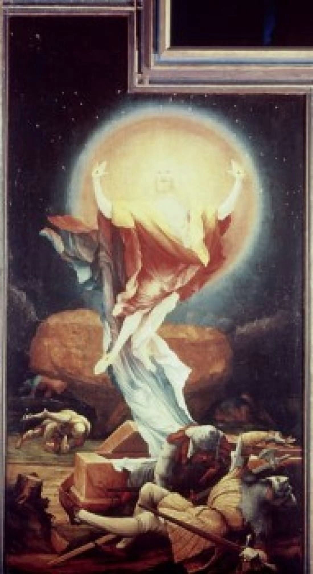 Resurrection C1510-15 Matthias Grunewald (1470 80 -1528 German) Oil on wood panel Musee dUnterlinden Colmar France Canvas Art - Matthias Grunewald (24 x 36)