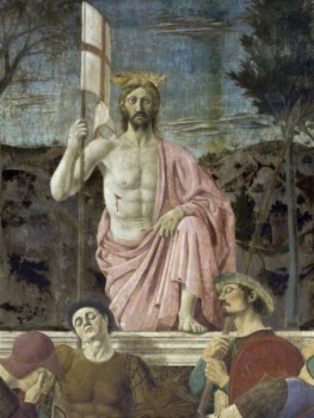 Resurrection of Christ (Detail) Piero della Francesca (141020-1492 Italian) Fresco Civic Museum Sansepolcro Italy Canvas Art - Piero della Francesca (18 x 24)