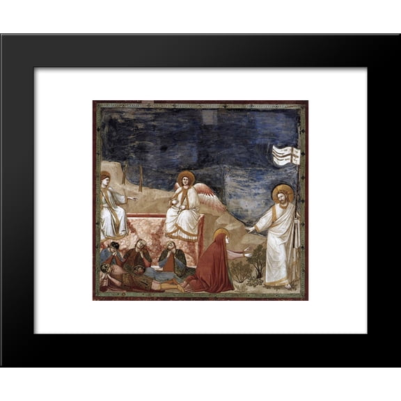 Resurrection (Noli me tangere) 20x24 Framed Art Print by Giotto