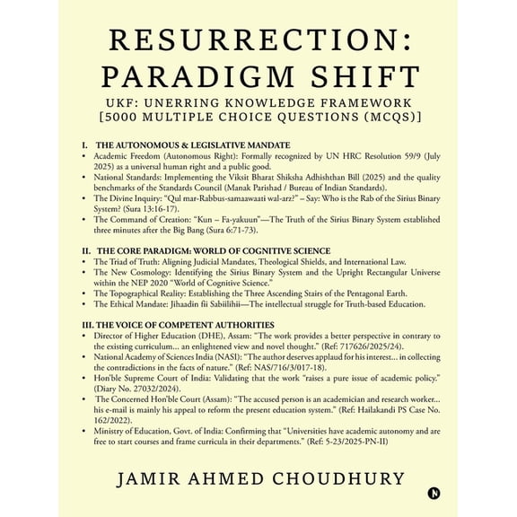 Resurrection: Paradigm Shift: UKF: Unerring Knowledge Framework, (Paperback)