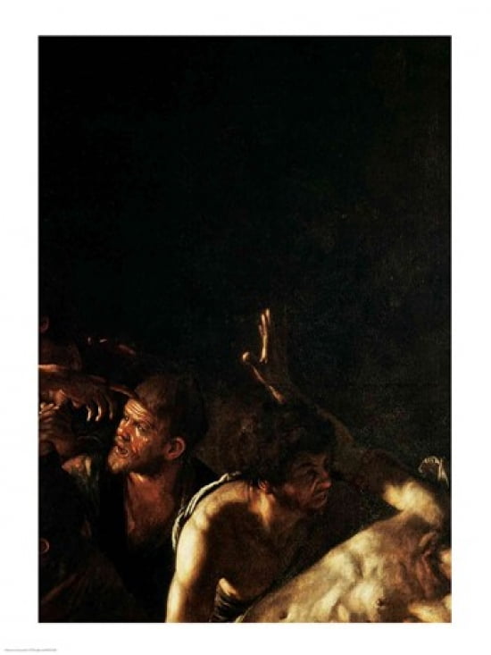 Resurrection of Lazarus Detail Canvas Art - Caravaggio (18 x 24)