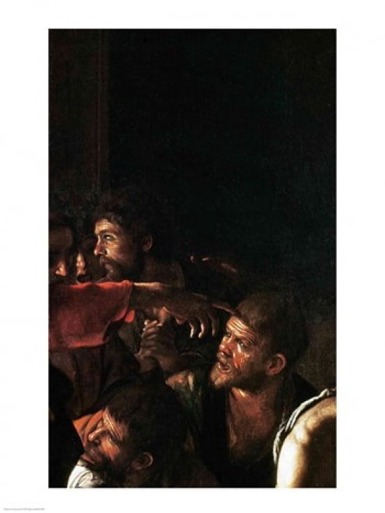 Resurrection of Lazarus Detail Canvas Art - Caravaggio (24 x 36)