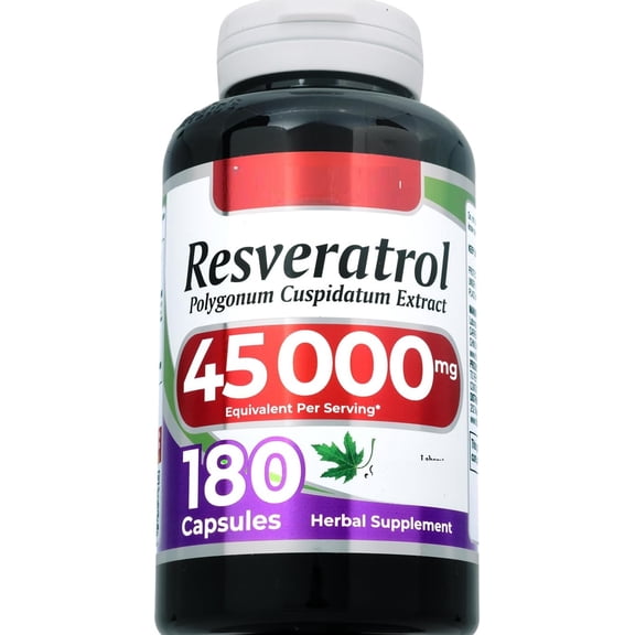 Resveratrol 45,000mg 180 caps (Polygonum Cuspidatum)