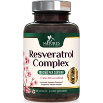 Resveratrol Supplement 1800mg - Extra Strength Trans-Resveratrol, Antioxidant Blend for Healthy Aging & Immune Support - Heart Health & Cellular Energy Support, Non-GMO, Bottled in USA - 120 Capsules