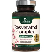 Resveratrol Supplement 1800mg - Extra Strength Antioxidants for Healthy Aging & Immune Support - Heart Health & Cellular Energy Support - Non-GMO, Bioavailable Trans-Resveratrol - 120 Vegan Capsules