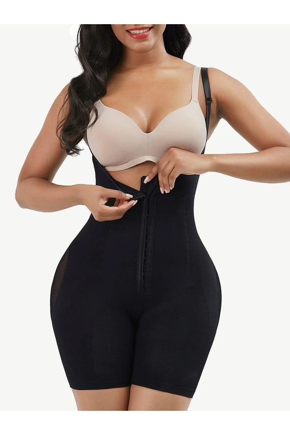 High Waist Full Body Shaper Mesh High-Compression Shapewear