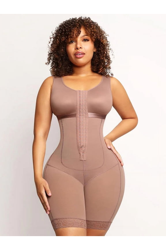 Post-op Chest Wrap Jumpsuit Shapewear