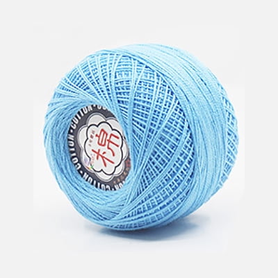 Retail 50g/ball 8# 2ply DIY Colorful Thin Lace Yarn Crochet Yarn 100% ...