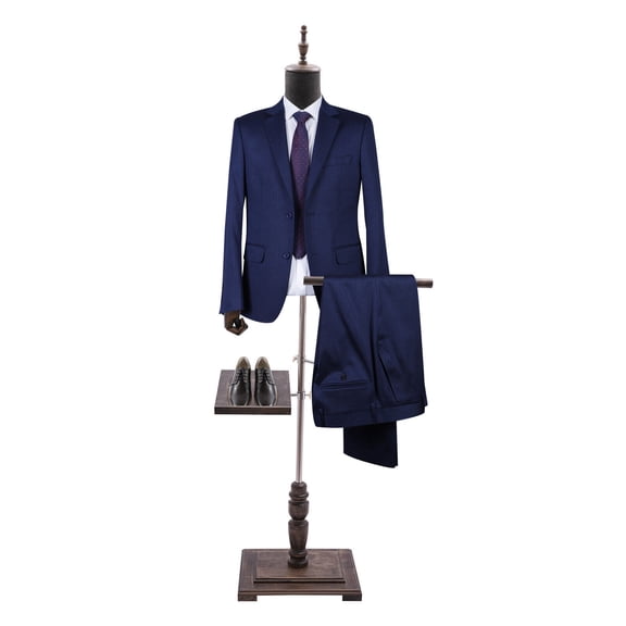 Retail Clothing Form, 47-78 in Height Adjustable Dress Mannequin with Display Stand, Flexible Arms, Mannequin Torso Manikin Dress Form, Sewing Dress Adult Male Model Mannequin, Black