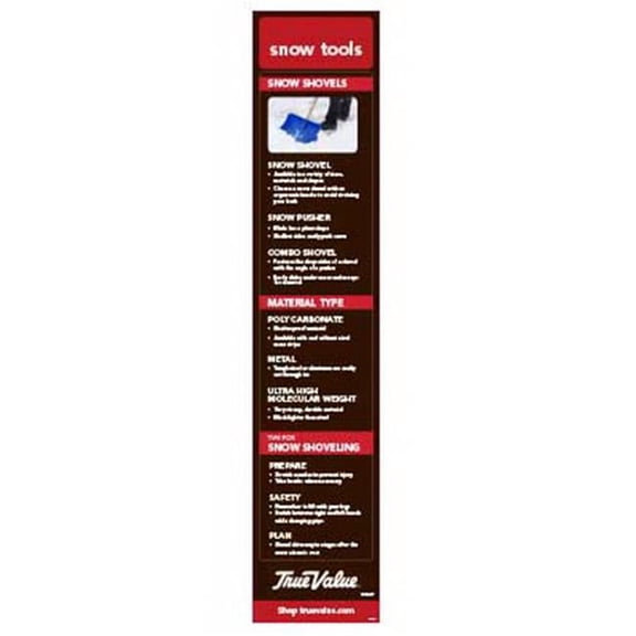 Retail First 236488 Snow Tools Pop Kit