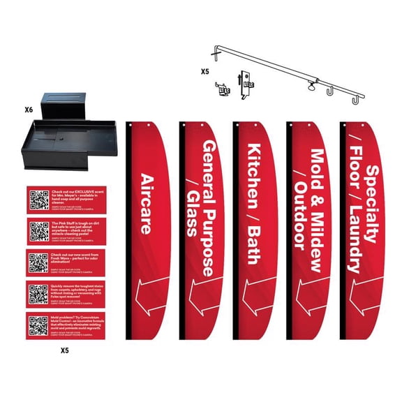 Retail First 9092763 Standard Paint, Sundries & Cleaning Sign Kit