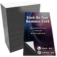 thumbnail image 1 of Retail Genius 2x3.5" DIY Magnetic Business Cards, 25 Pack, 1 of 6