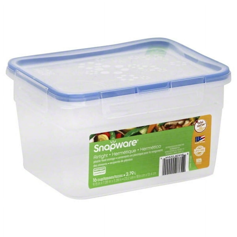 Snapware Total Solution Food Storage, Plastic, 3 Cups