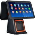 thumbnail image 1 of Retail and Restaurant POS Terminal Machine for Small Business, Point of Sale Cash Register with 15.6" Touch Screen, All-in-One Smart Cash Register, Built-in 58mm Receipt Printer, 1 of 8