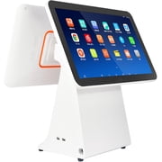 Retail and Restaurant POS Terminal Machine for Small Business, Point of Sale Cash Register with 15.6 Touch Screen, All-in-One Smart Cash Register, Built-in 58mm Receipt Printer
