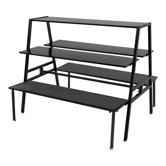 Retail Shoe Handbag Display Stand, Modern Standing Display Rack,Double Side Clothing Shop Display Tables for Retail and Clothing Stores (46.85*41.33*39.37in)