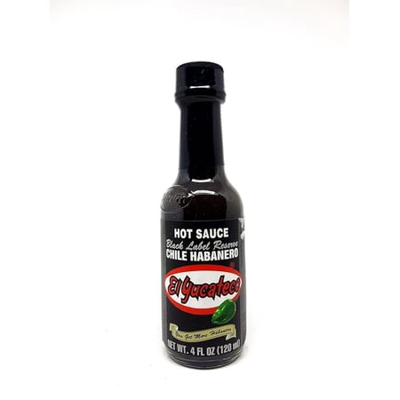 RetailSource El Yucateco Black Label Reserve Chile Habanero Hot Sauce, 3 Count