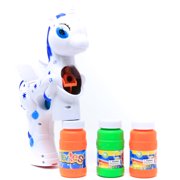 Retailery Unicorn Bubble Gun Blaster With LED, Music, Battery Operated, Blue