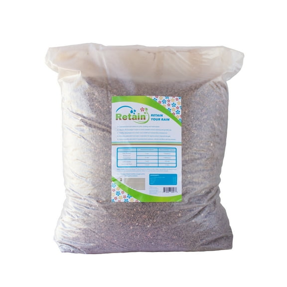 RainSoil Retain Eco Friendly Polymer Crystals Soil Additive, 50 lbs, 250 gal Capacity