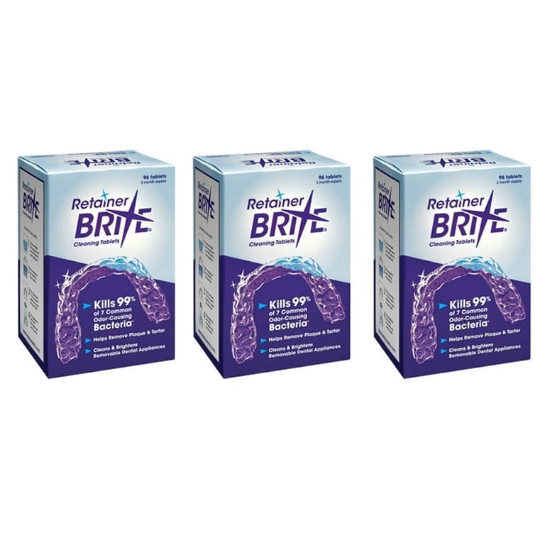 Retainer Brite Dental Aligner Cleaner - 288 Cleaning Tablets for