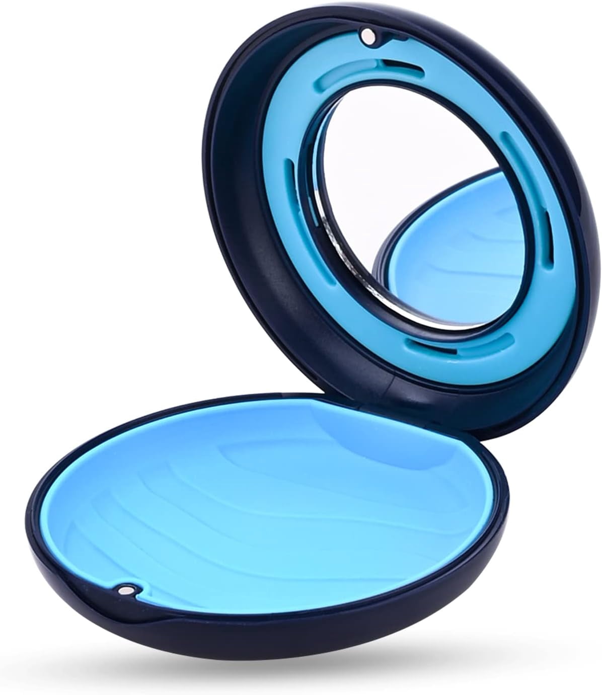 Retainer Case Mirror Denture Baths Box Orthodontic Dental Portable ...