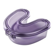 Retainer Case Travel Denture Holder, Leak Proof Aligner Case, Portable Night Guard Case, Easy to Clean Aligner Case for Household, Travel, Office