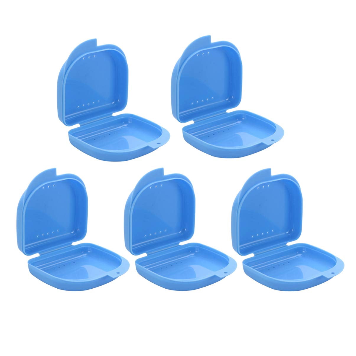 Retainer Case With Vent Holes and Hinged Lid Snaps Case Orthodontic ...