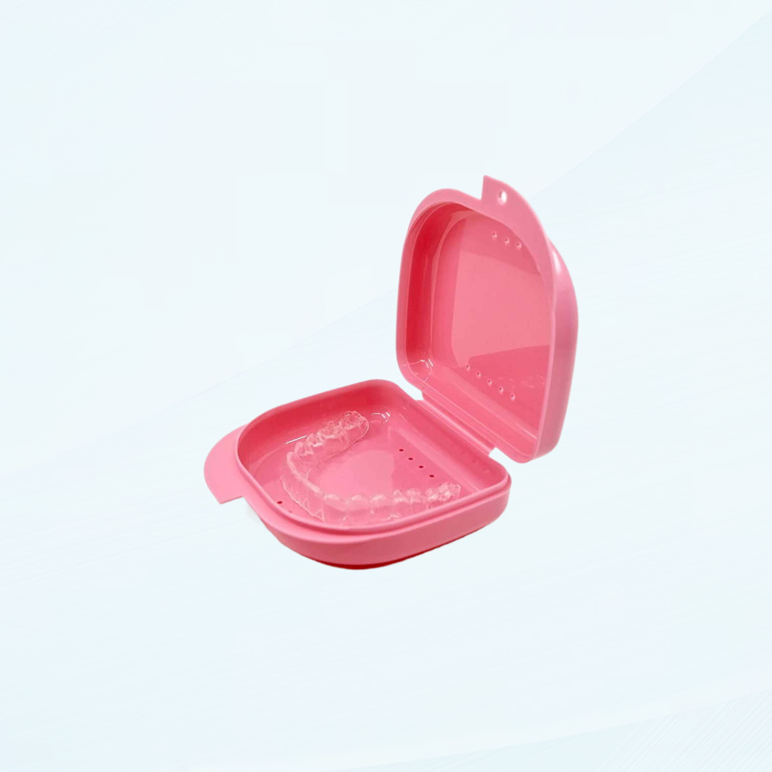 Retainer Case with Vent Holes Orthodontic container for holding