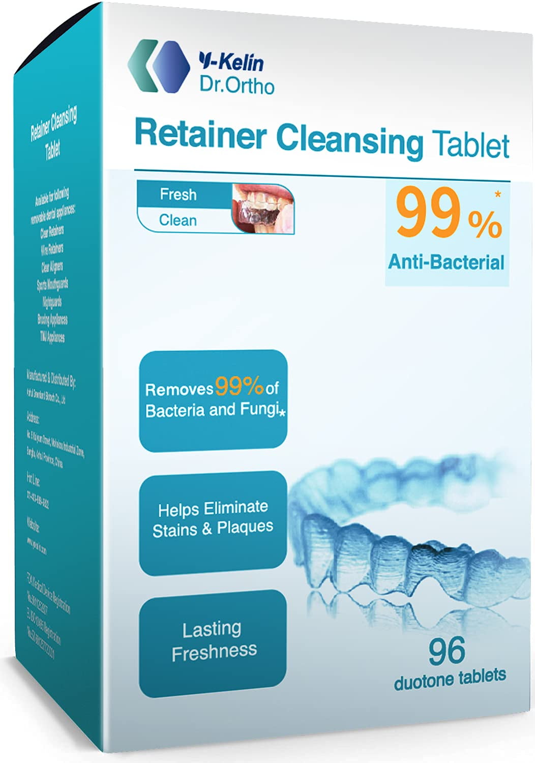 Retainer Cleaner 96 Tablets, Retainer & Denture Cleansing Tablets 3