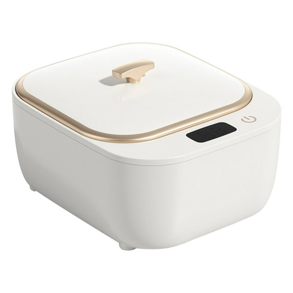 Retainer Cleaner Machine Mini Portable Denture Braces Cleaner with 3 Timers, Automatic Ultrasonic Cleaner for Retainers Jewelry, Makeup Cleaner Machine
