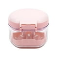 thumbnail image 1 of Retainer Cleaning Case | Travel Denture Soaking Case | Cute Storage Holder | Hygienic Container | For Retainers Dentures | On-the-Go Oral Care(Pink), 1 of 9