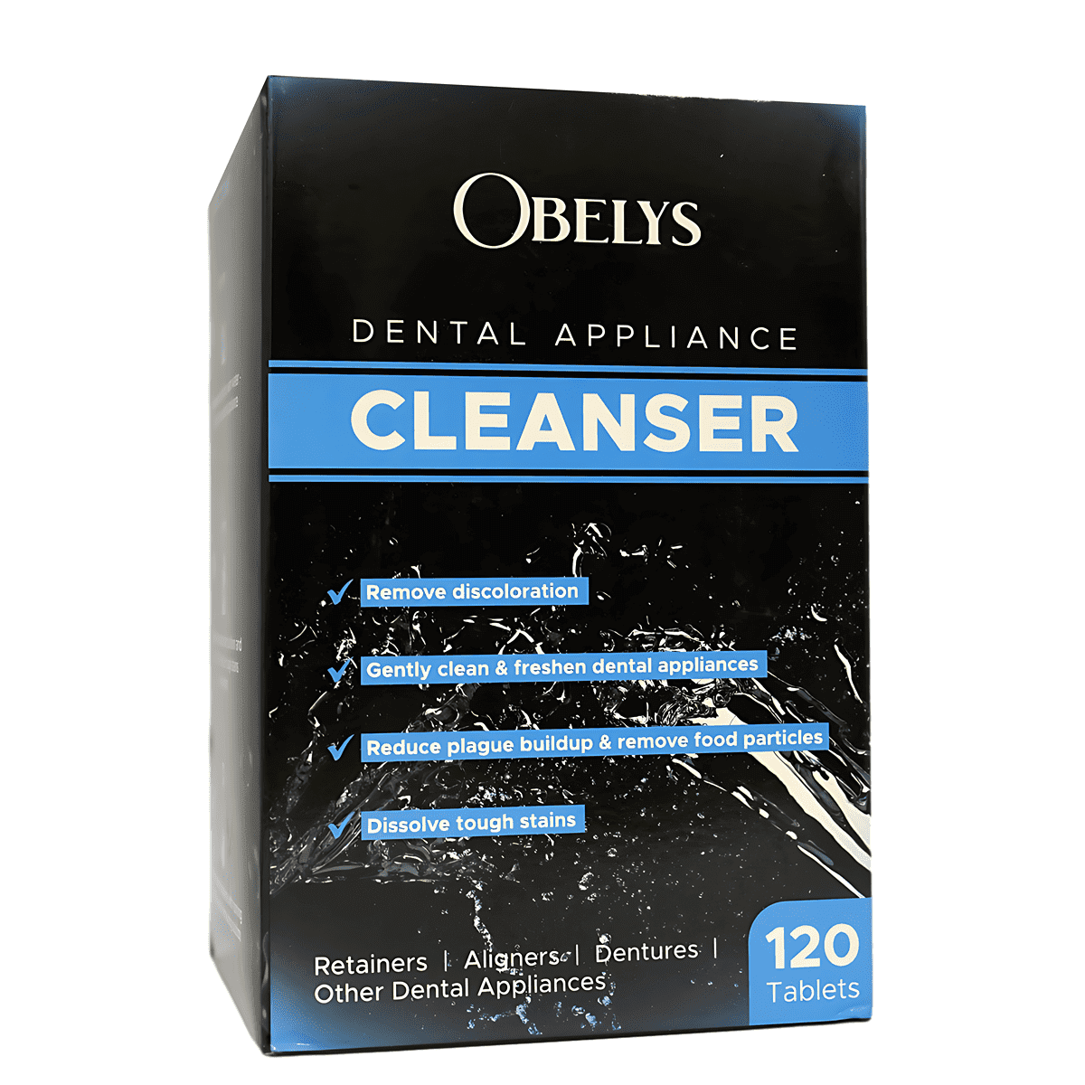 Retainer Cleanser Tablets - Denture Cleaning Tablets for Dental ...
