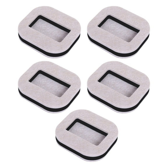 Retaining Clip, Furenl Furniture Caster Cups Bed Chair Furniture Wheel Stoppers Slide Bottom Furniture Pads for Hardwood Floor Scratches, 1 Pack of 5*Chair Pulley Holders