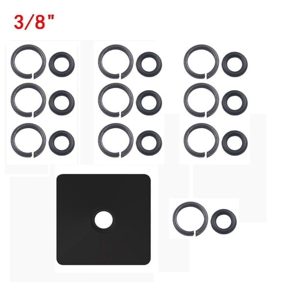 Retaining For Ring Kit with O For Rings for 3/8 Inch Square Drive Wrenches Includes 10 Retaining Clips and Anvil Install Tool for Tool Upkeep
