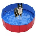 thumbnail image 1 of Retap Foldable Pet Swimming Pool Bath Wash Tub for Cats and Dogs, Red, 1 of 10