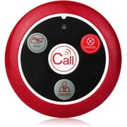 Retekess T117 Wireless Calling System 4 Key Call Button 1 Pcs Coaster Pager for T128 and T114 Restaurant Pager System