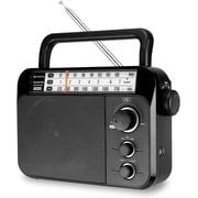 Retekess TR604W AM/FM Electric Radio, Emergency radio with NOAA, Home Use,Camping radio(Black)