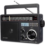 Retekess TR618 AM FM Radio, Portable Radios,D Battery Operated or AC Power, Big Speaker, Emergancy radio,for Home Kitchen or Drive
