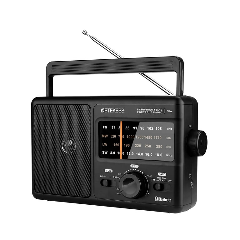 Retekess Portable Radio, Radio Fm Rechargeable
