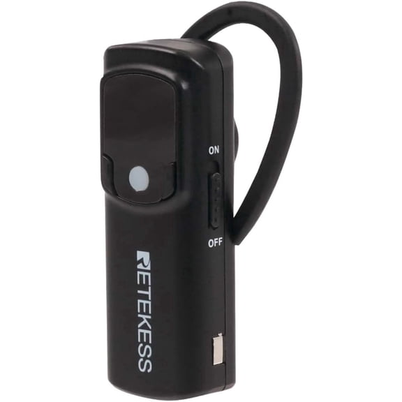 Retekess TT126 Wireless Tour Guide System Receiver, Communication Device, 150m, Universal for Left and Right Ears, Tour Guide Headset for School, Church, Factory (1 Pack)