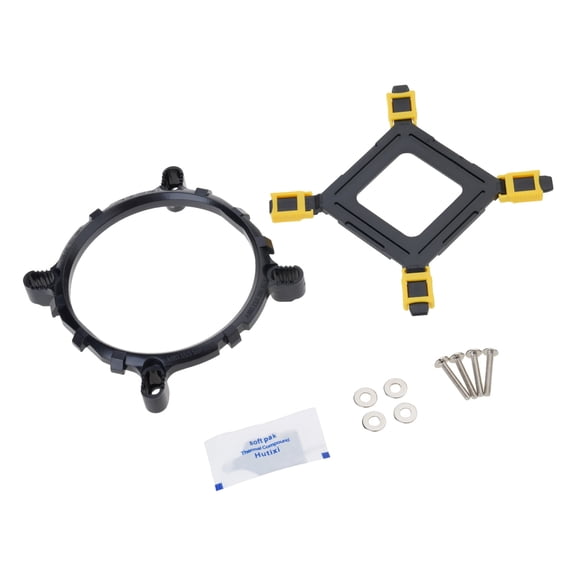 Retention Brackets Coolers,Mounting Brackets Kits CPU Fan Brackets Heatsink Radiators Mount Back Plate for LGA775 115X 1366
