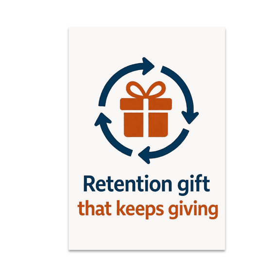 Retention Gift That Keeps Giving - Corporate Decor - 13x19 Poster Print
