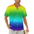 thumbnail image 1 of Reteo Vacation Shirt Men Psychedelic Swirls Elegant Casual Shirts Summer Short Sleeve Bre, 1 of 5