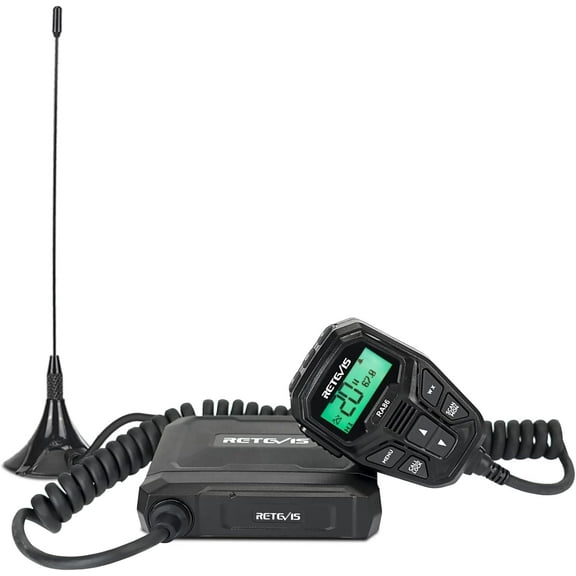 Retevis RA86 GMRS Mobile Radio,GMRS Radio with Antenna,NOAA Weather Alert,Repeater Chennels,Dual Speaker,Off Road Overlanding Jeeps Tractors Gear,Long Range Two Way Radio with Integrated Microphone