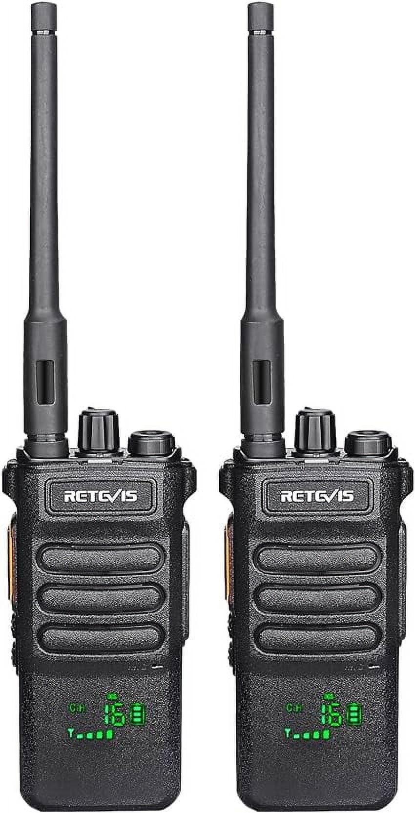 Retevis RB648 Plus IP67 Waterdichte WalkieTalkies, Lange Afstand Tweewegradio, Noodalarm, VOX, Type C, Oplaadbare Radio voor Fabrieksbouw ( Geel, 6 Stuks