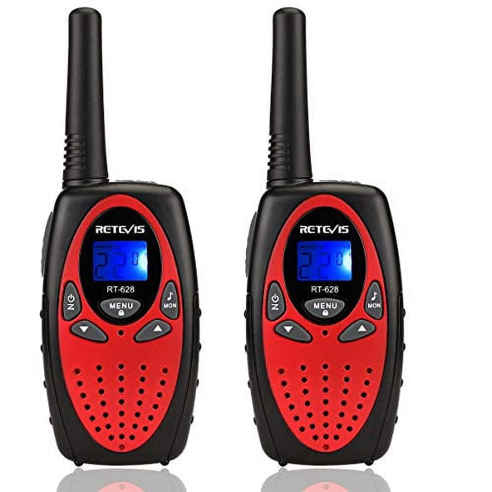 Retevis Rt628 Kids Walkie Talkies 22 Channel Frs Toy For Kids Uhf Frs 2 Way  Radio Toy(Red, 2 Pack) 