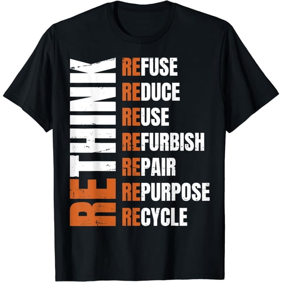 Rethink Consumption - Climate Change - Save The Planet - T-Shirt