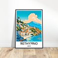 Rethymno Crete Greece Wall Art Print, Historic Mediterranean Island ...