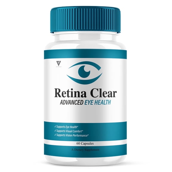Retina Clear Advanced Eye Health Supplement, RetinaClear (60 Capsules)