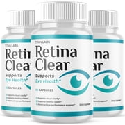 Retina Clear Vision Care Pills Advanced Formula Eye Health Supplement RetinaClear 180 Capsules